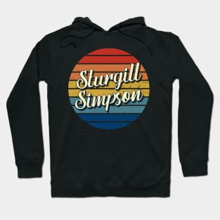 Sturgill Simpson Vintage Retro Circle Hoodie